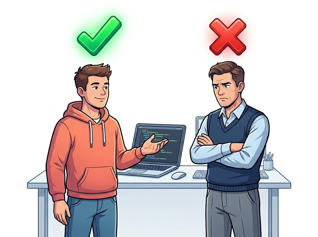 Иллюстрация про то, кому подойдёт курс AI Coding